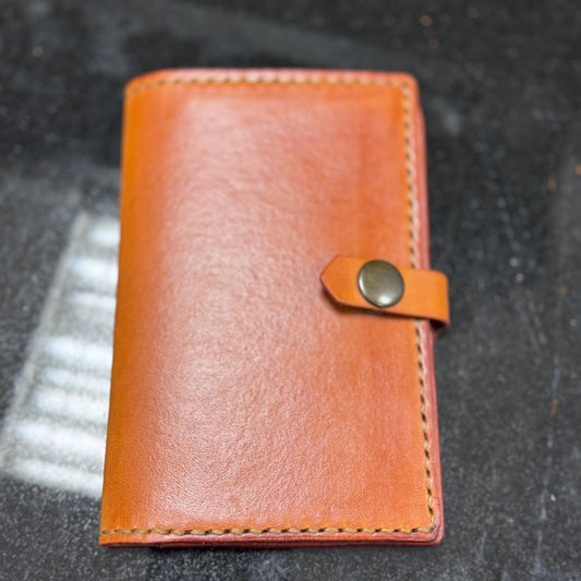 Passport wallet, full grain leather.